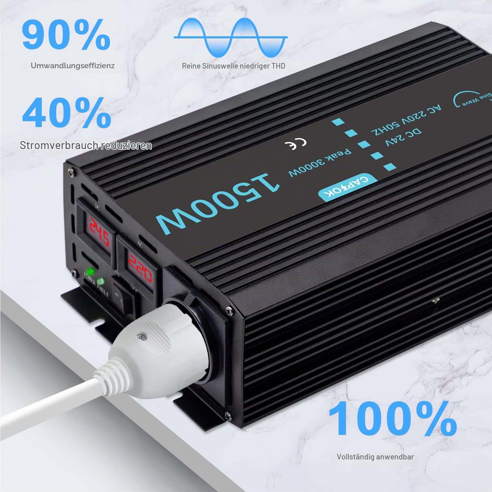captok-pure-sine-wave-spannungswandler-1500w-24v-auf-230v-reiner-sinus image 3