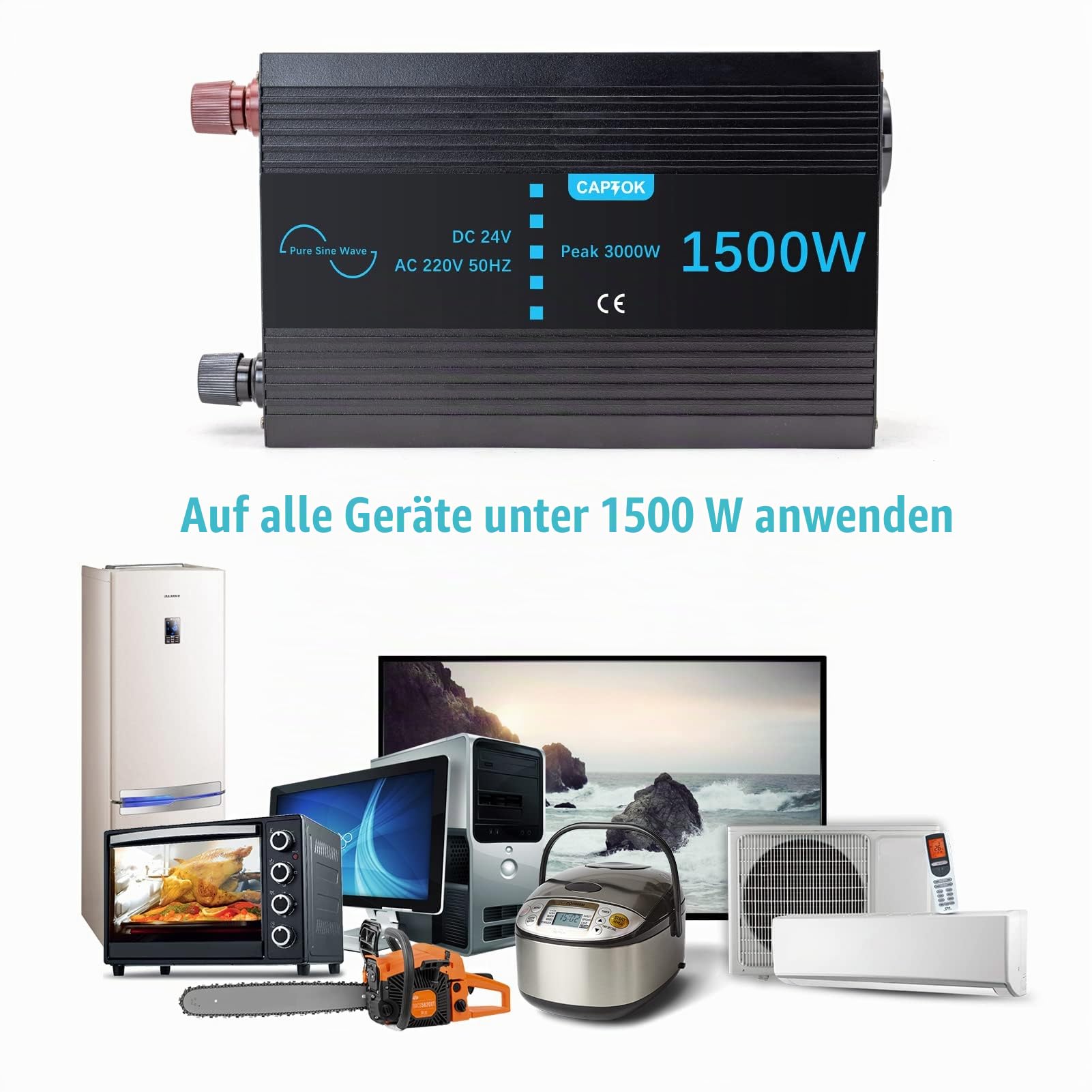 captok-pure-sine-wave-spannungswandler-1500w-24v-auf-230v-reiner-sinus image 2
