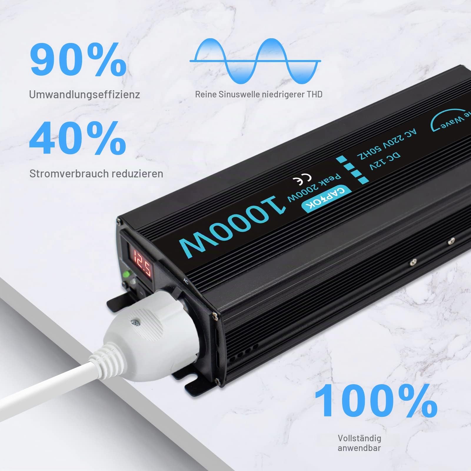 captok-pure-sine-wave-power-inverter-wechselrichter-1000w-12v image 3