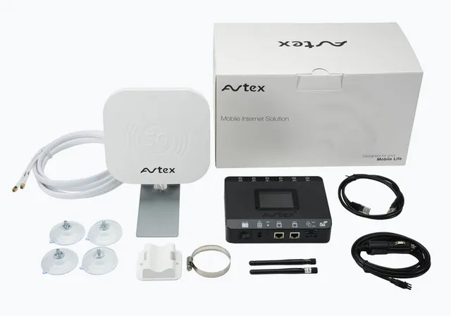 avtex-amr105p-lte-router-mit-tragbarer-antenne-wlan image 1