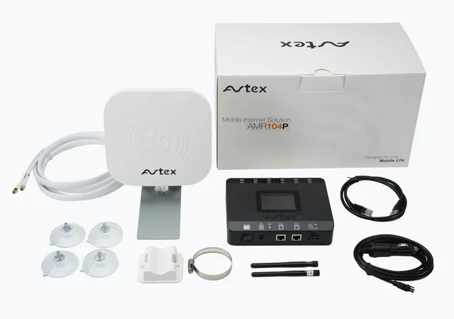 avtex-amr104p-wifi-router-dual-sim-lte-wlan-wohnmobil-display image 1