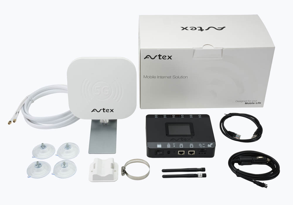 avtex-amr105p-lte-router-mit-tragbarer-antenne-wlan image 1