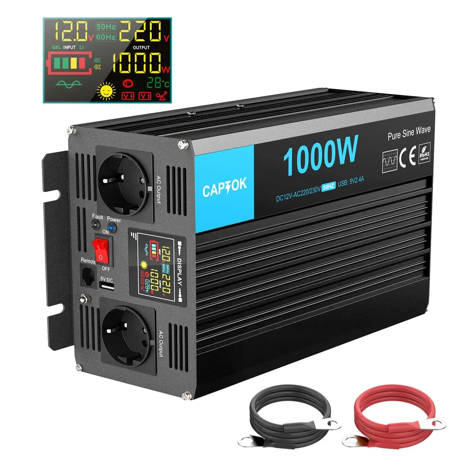 captok-spannungswandler-12v-230v-1000w-reiner-sinus image 1