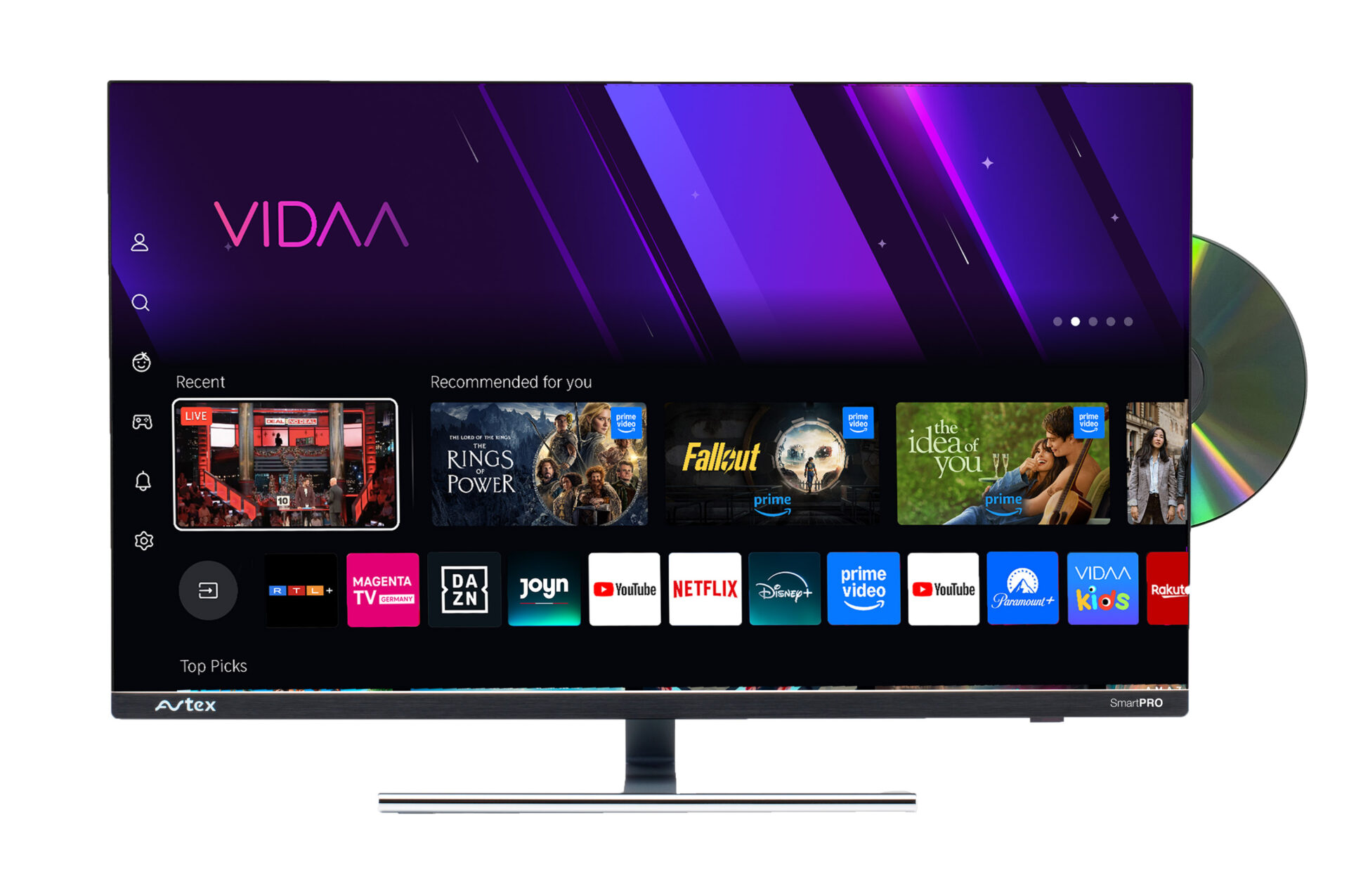 avtex-av24ds-fernseher-24-zoll-smart-tv-mit-dvd image 1