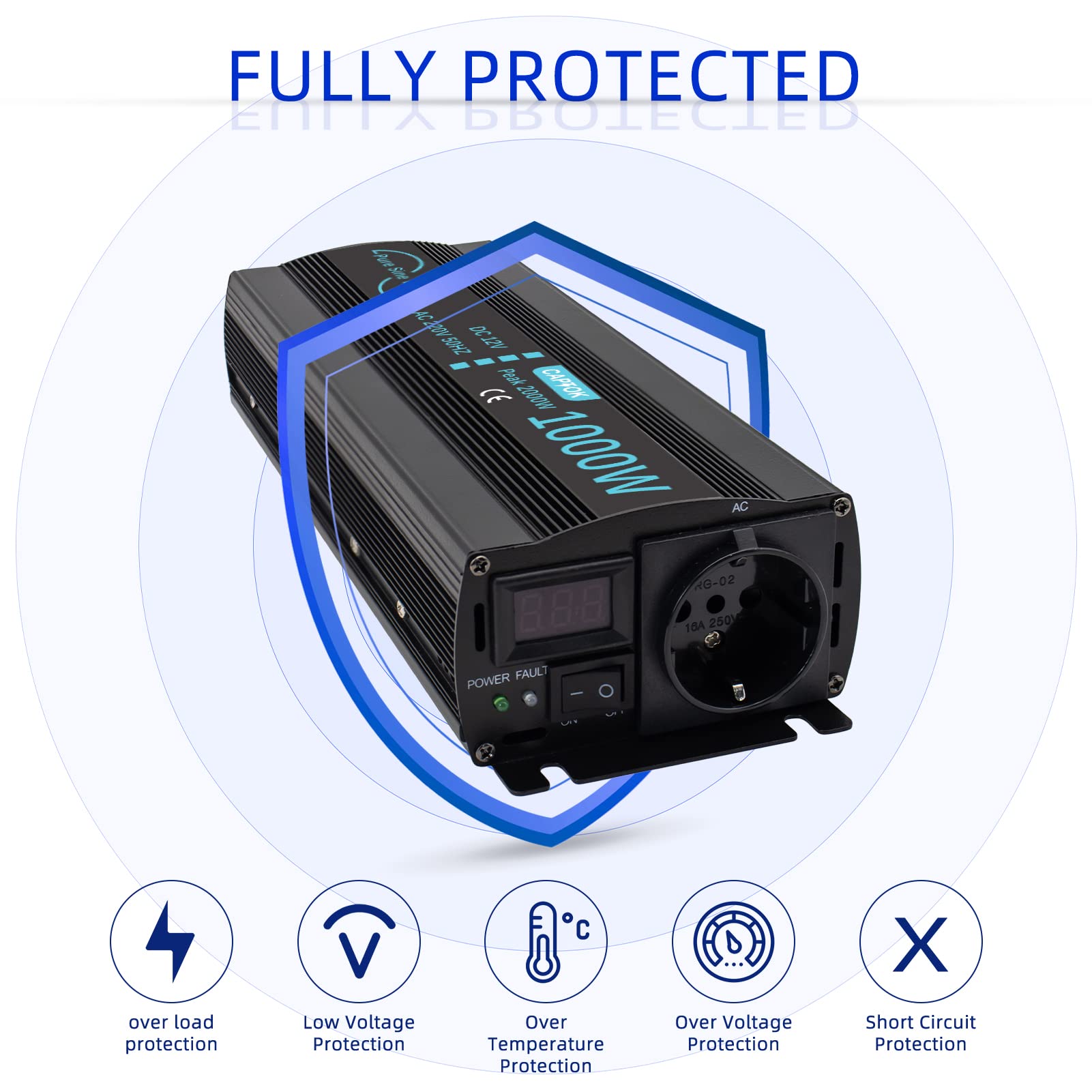captok-pure-sine-wave-power-inverter-wechselrichter-1000w-12v image 5